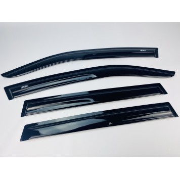 Дефлекторы окон Subaru Forester 2013-2018 накладные (DEFL) Q2-2